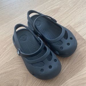 Black CROCS - size 8 kids